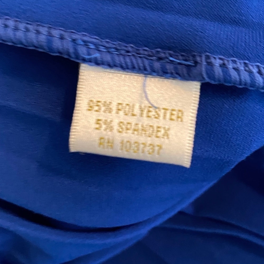 Morgan McFeeters Blue Wrap Dress l Women’s Blue Size 6 Cocktail Dress l 0711 - Picture 3 of 4